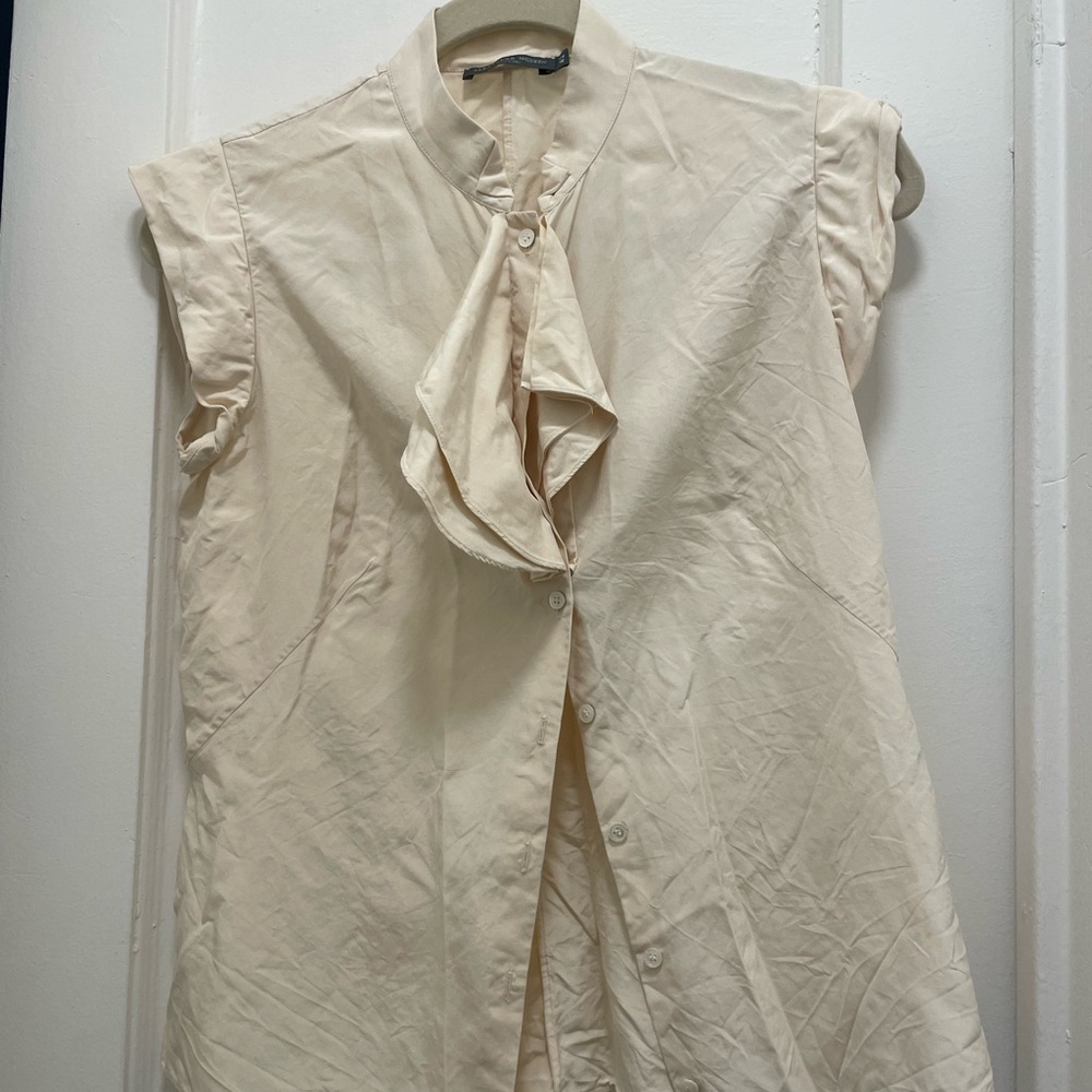 Alexander McQueen Cream Blouse